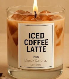 Kaffee Kerze im Glas