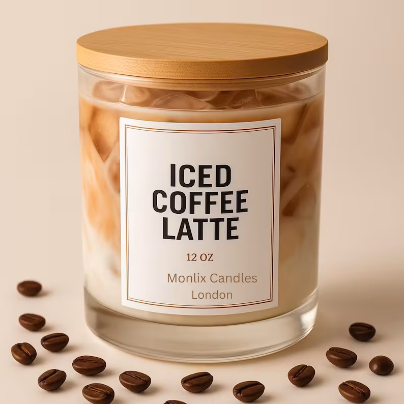 Kaffee Kerze im Glas – Bild 3